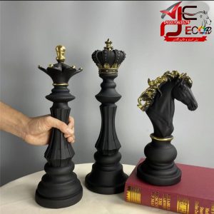دکوری رومیزی شطرنج سه تایی مدل دو